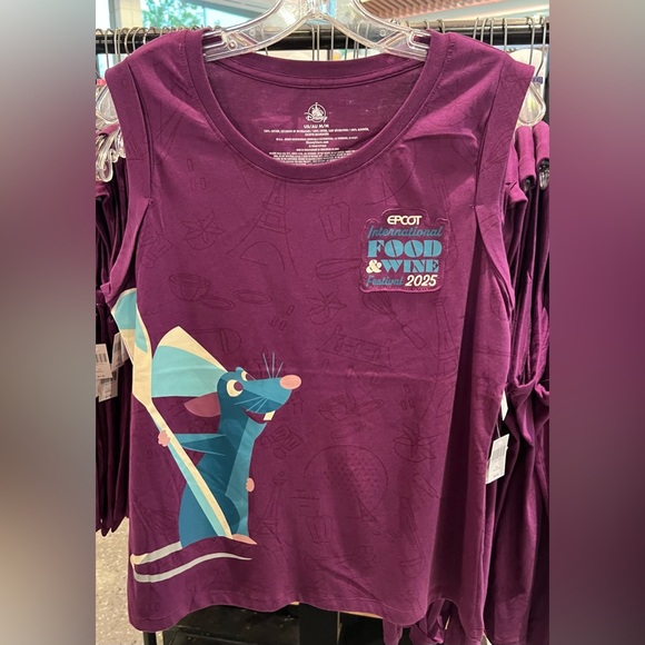 Disney Parks 2025 Epcot Food & Wine Chef Remy Women’s Tank Top NEW - Picture 1 of 2